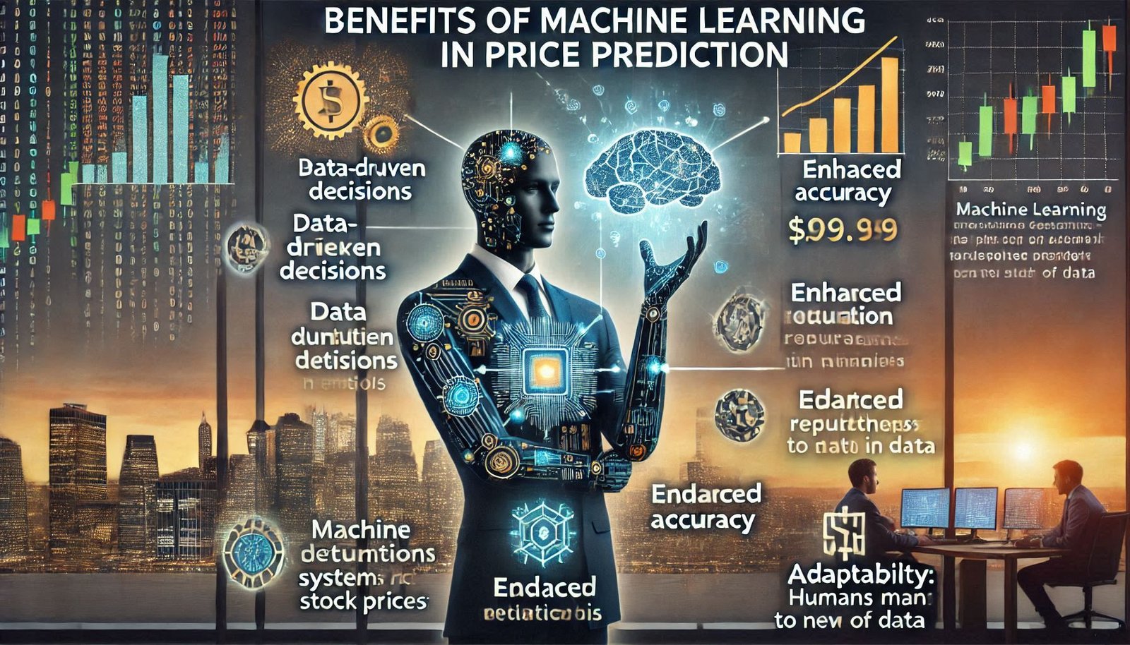 Benefits of Machine Learning in Price Prediction: Data-Driven Decisions: Unlike human decision-making, which is often influenced by emotions and personal bias, machine learning systems are built to base their decisions on data and patterns. Enhanced Accuracy: ML models can process large quantities of data in stock prices and identify complex relationships that humans may not be able to detect in such a large amount of data. Adaptability: These models can adjust to new data over time, allowing them to improve and provide more accurate predictions as the market evolves.